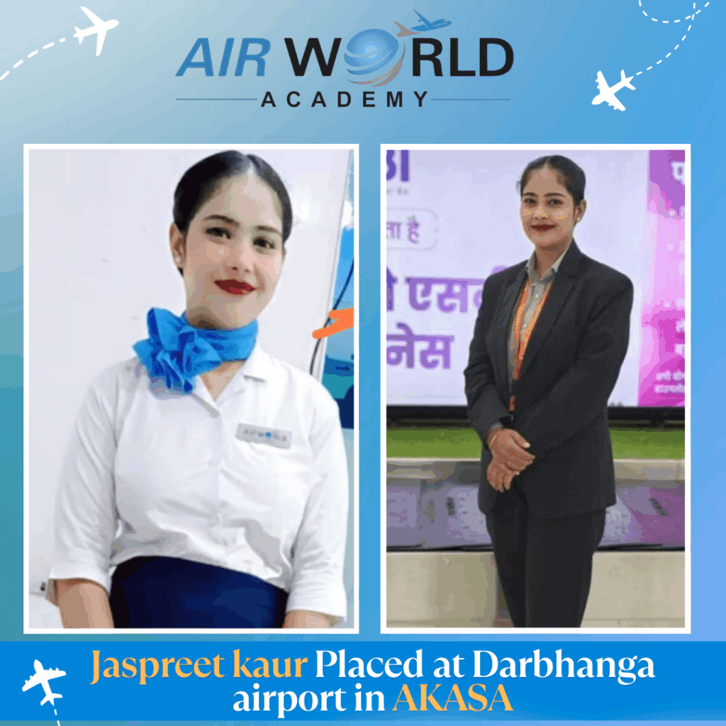 Airworld placement of airhostess student