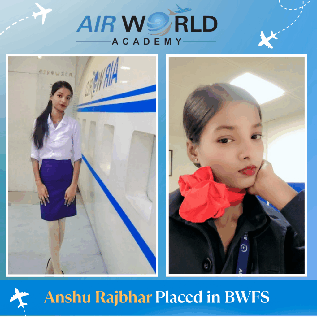 Airworld placement of airhostess student